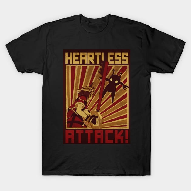 Heartless Attack! T-Shirt by Coconut